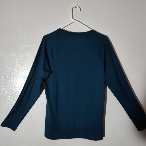 Smartwool long sleeve dark teal shirt, women's size large - Picture 2 of 3